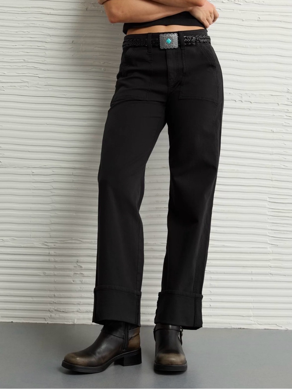 AE Stretch High-Waisted Utility Stovepipe Pant